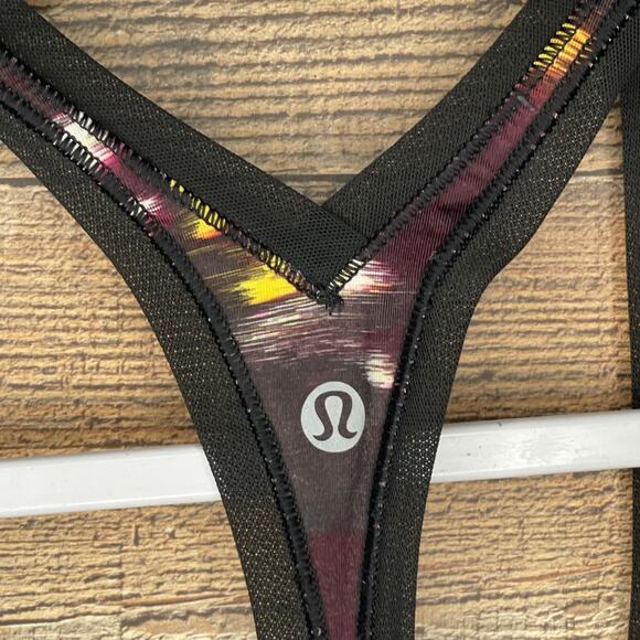 Lululemon Cool Racerback Shine On Tank Top Pigment Wind Berry Rumble Size 4 - Picture 7 of 11